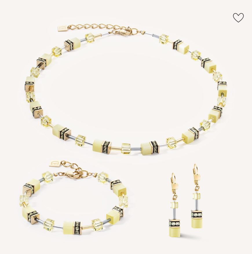 Boucles d'oreilles GeoCUBE® Iconic Mono Or jaune