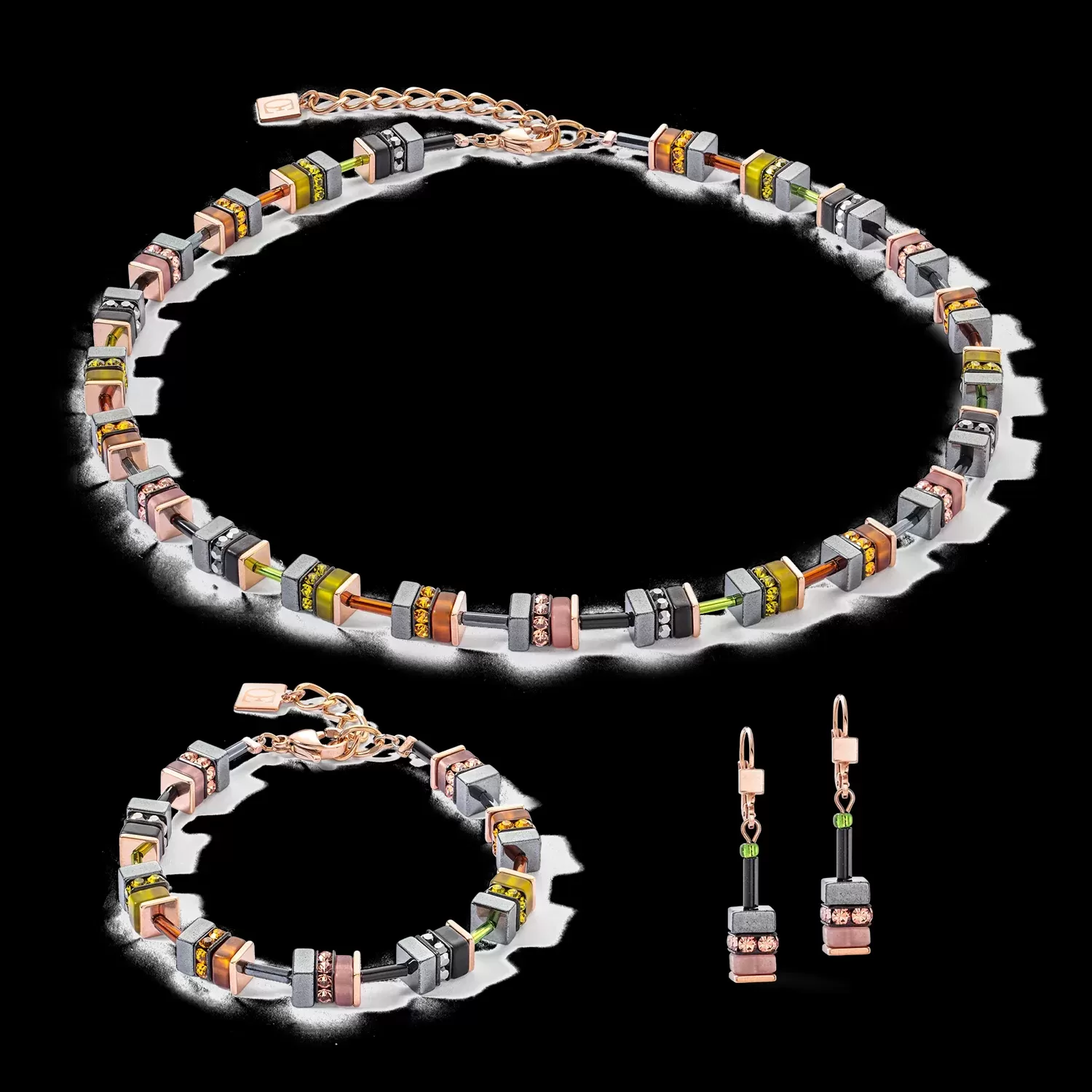 Bracelet Sparkling Classic Elements Olive-Marron