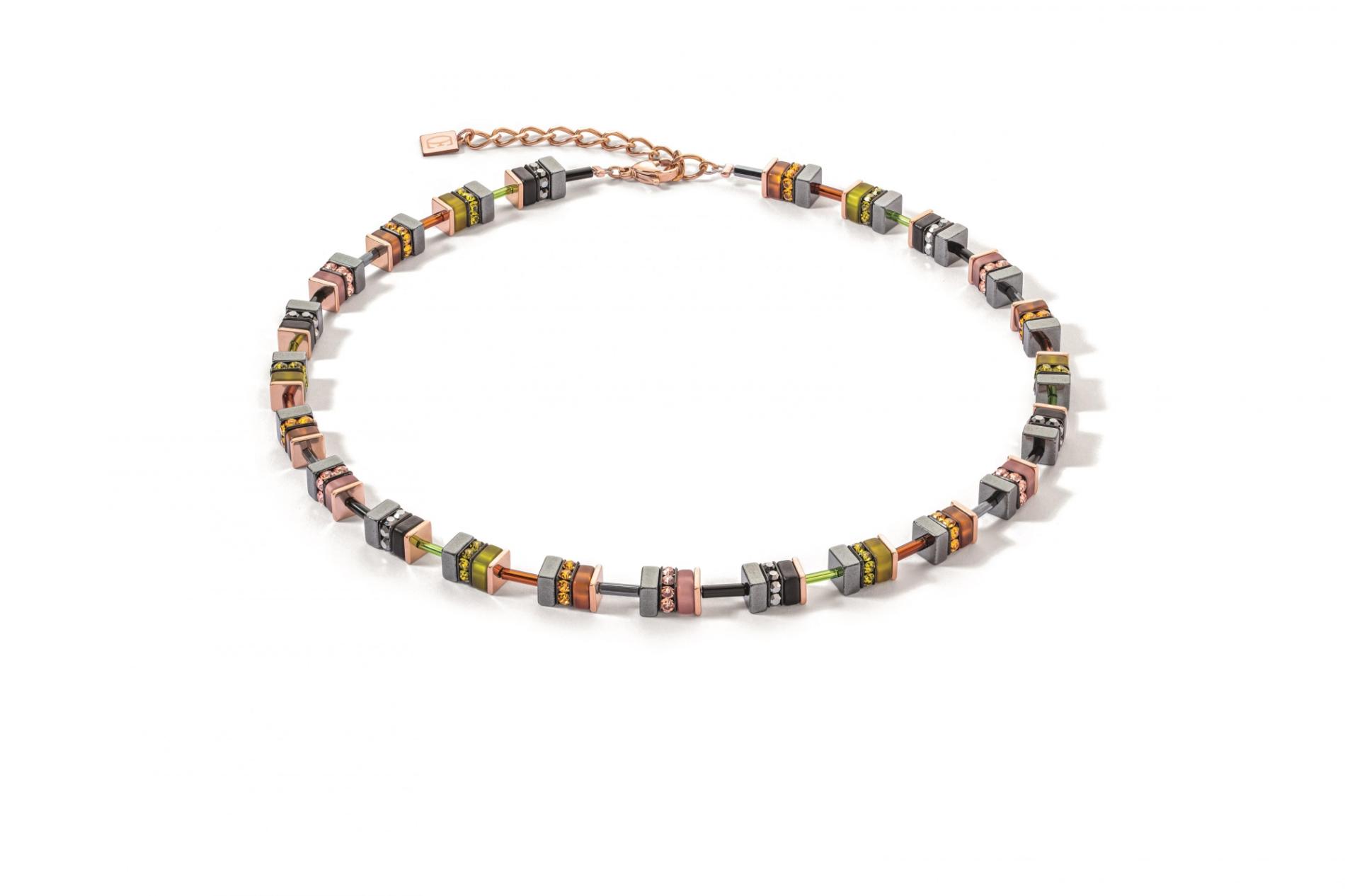 Collier Sparkling Classic Elements Olive Marron