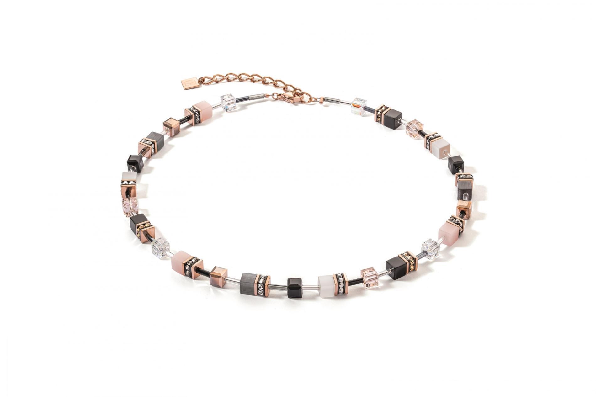 Collier GeoCUBE® Iconic or rose doux