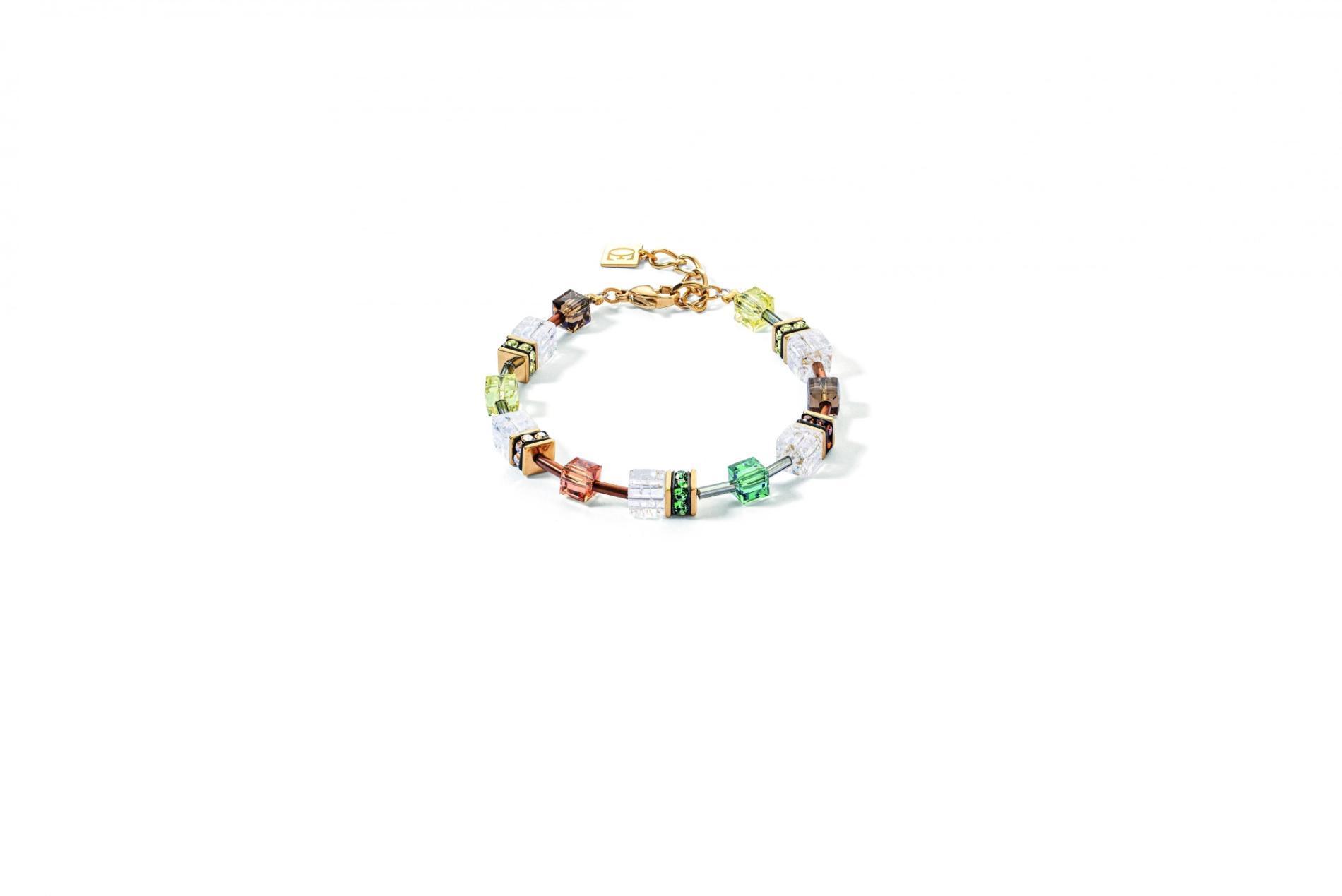Bracelet GeoCUBE® Iconic Nature brun-blanc