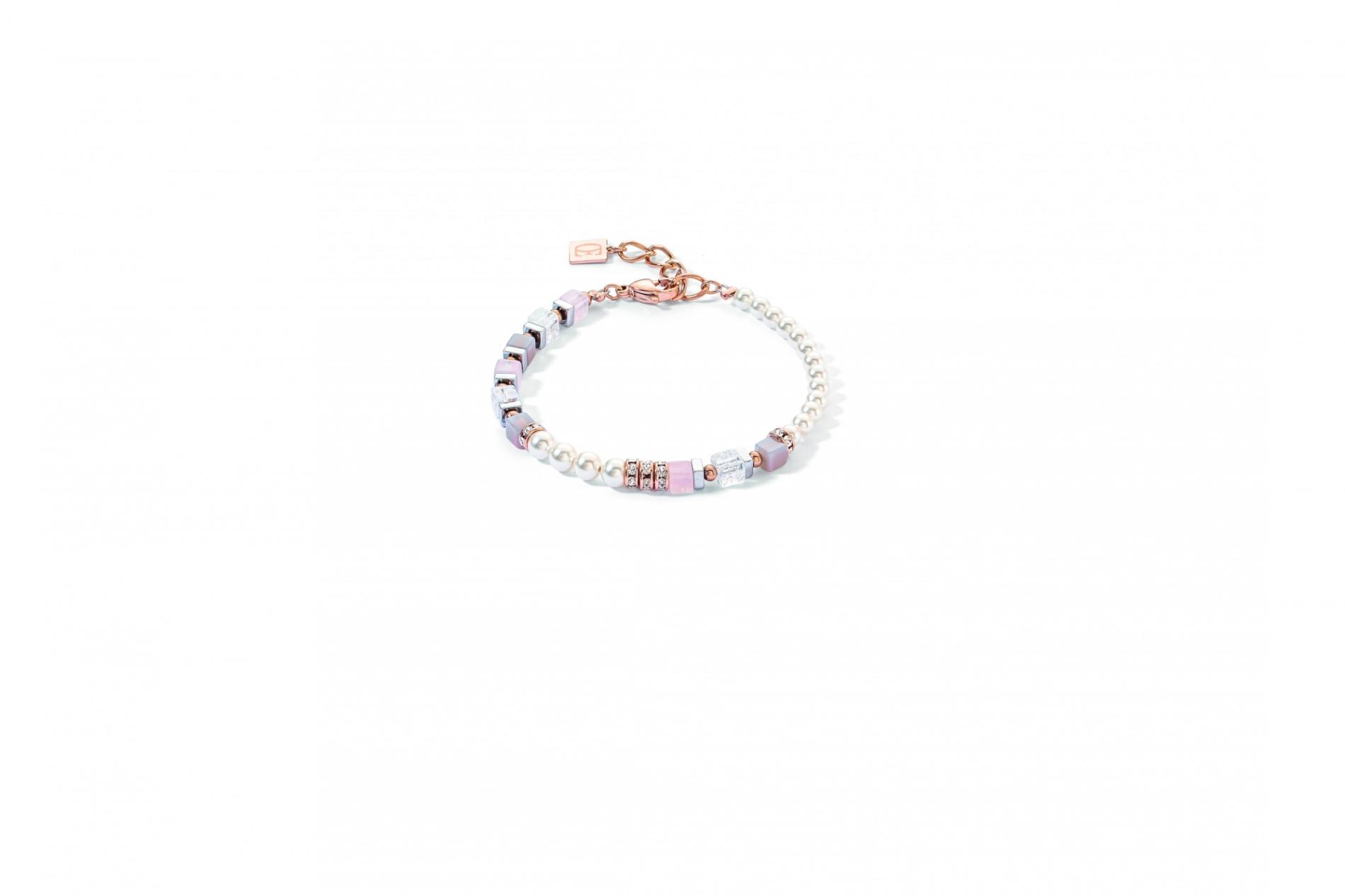 Bracelet GeoCUBE® Iconic Nature brun-blanc