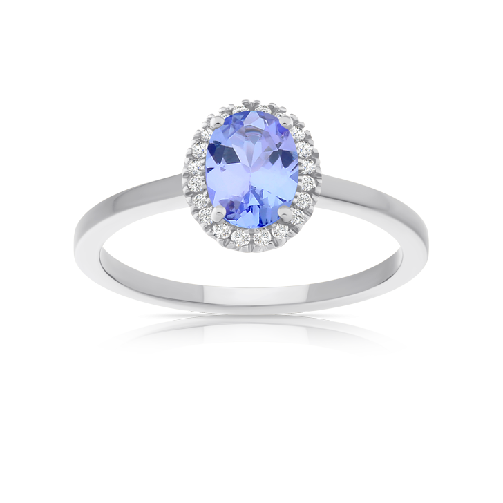 Bague Tanzanite et Diamants