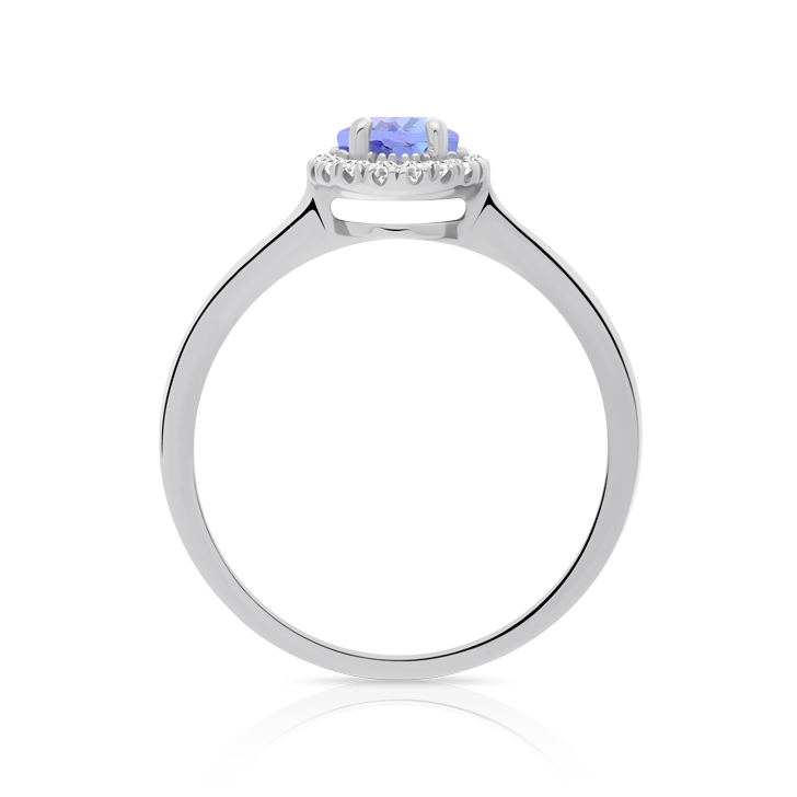 Bague Tanzanite et Diamants