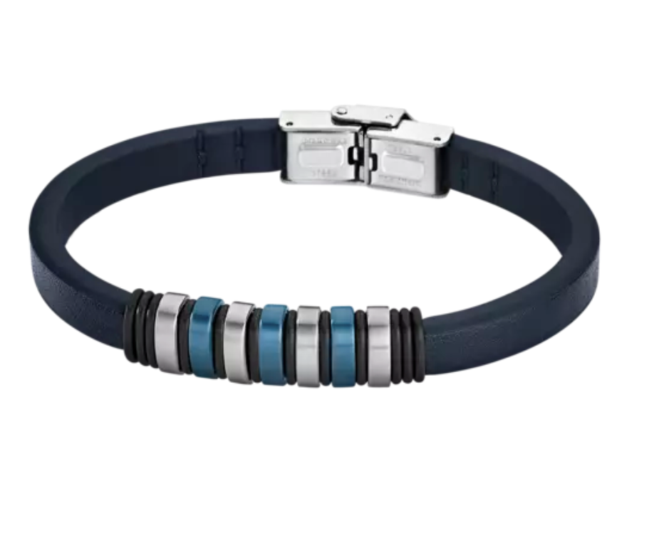BRACELET LOTUS ACIER HOMME