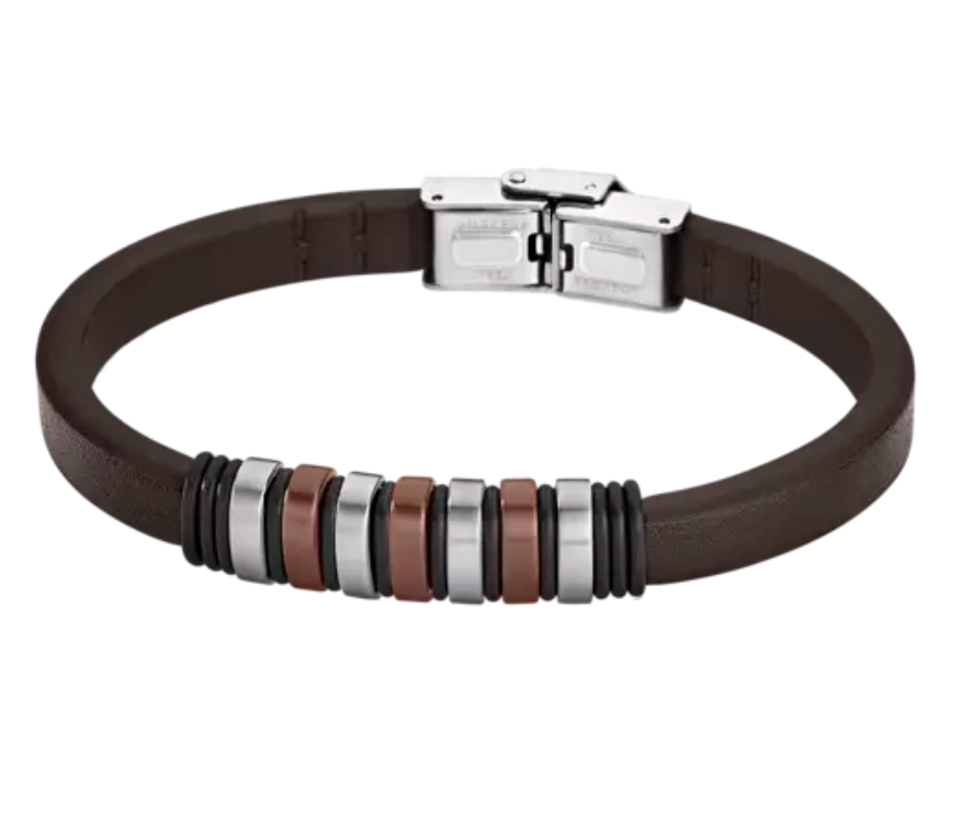 BRACELET LOTUS ACIER HOMME