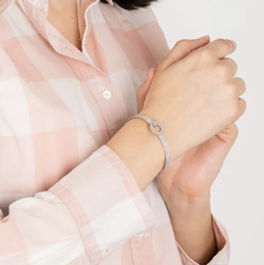 BRACELET LOTUS MILLENNIAL CUIR FEMME