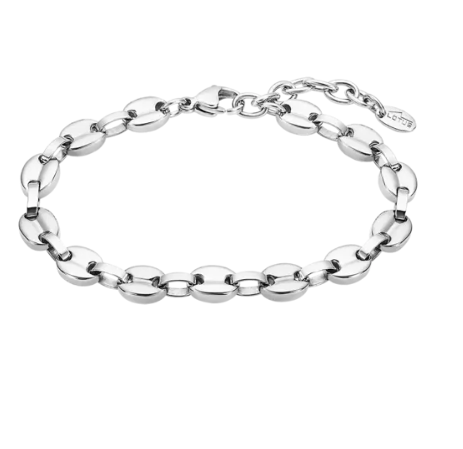 BRACELET CHAÎNE LOTUS ACIER INOXYDABLE FEMME