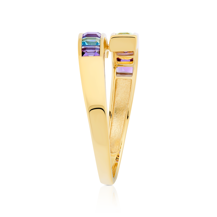 Bague Or Deux rangs Calibrés