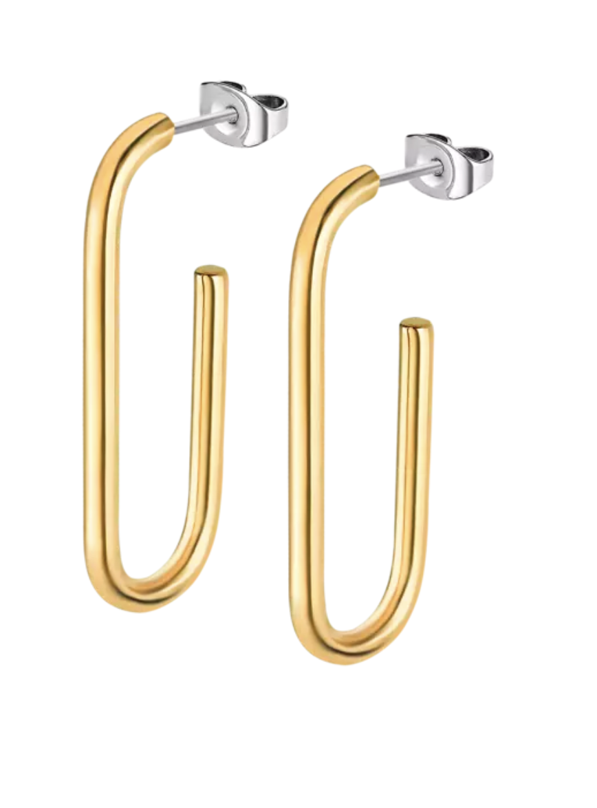 BOUCLES D'OREILLES LOTUS ACIER FEMME