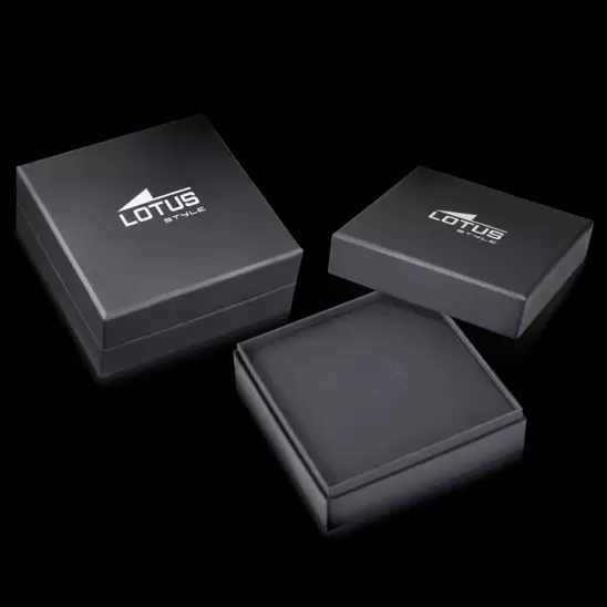 BRACELET LOTUS STYLE MEN IN BLACK ACIER INOXYDABLE 316L HOMME