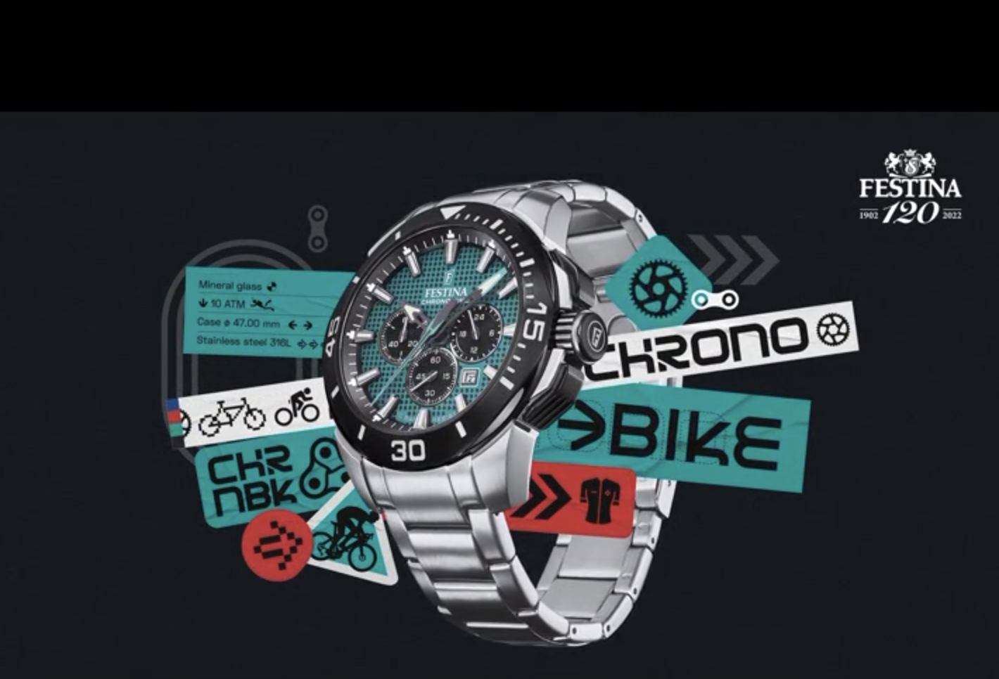 Montre FESTINA CHRONO BIKE Vert