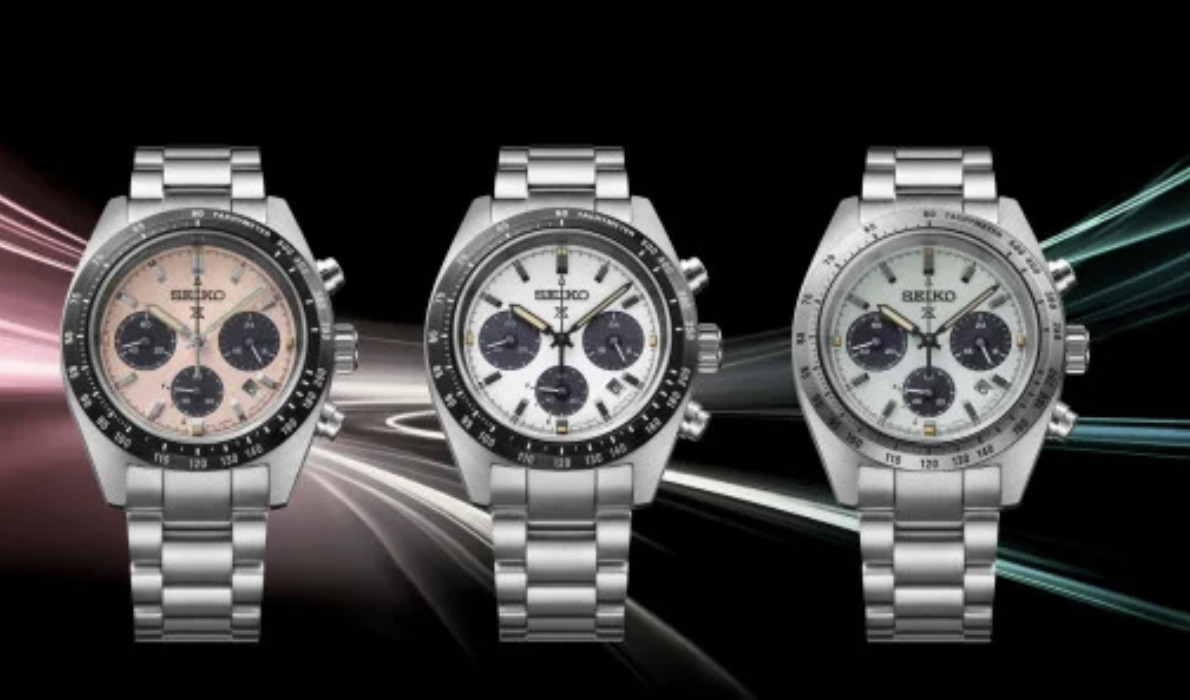 Montre Seiko Prospex Chronographe SSC963P1 Speedtimer Cadran Rose