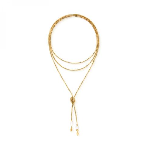 Sautoir Serene Knot Chain or