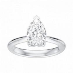 Bague Solitaire Poire Synthèse