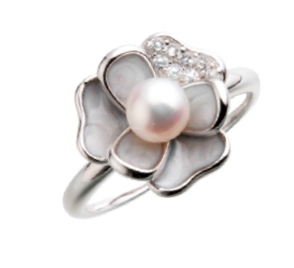 Bague Perle Eau Douce