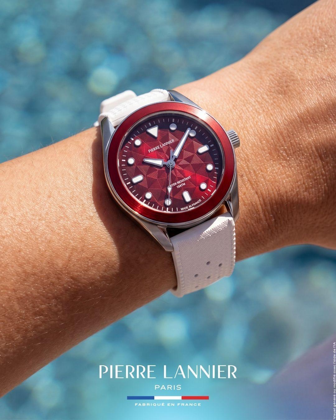 Montre Bora Sunset Rouge  L'HEURE DORÉE