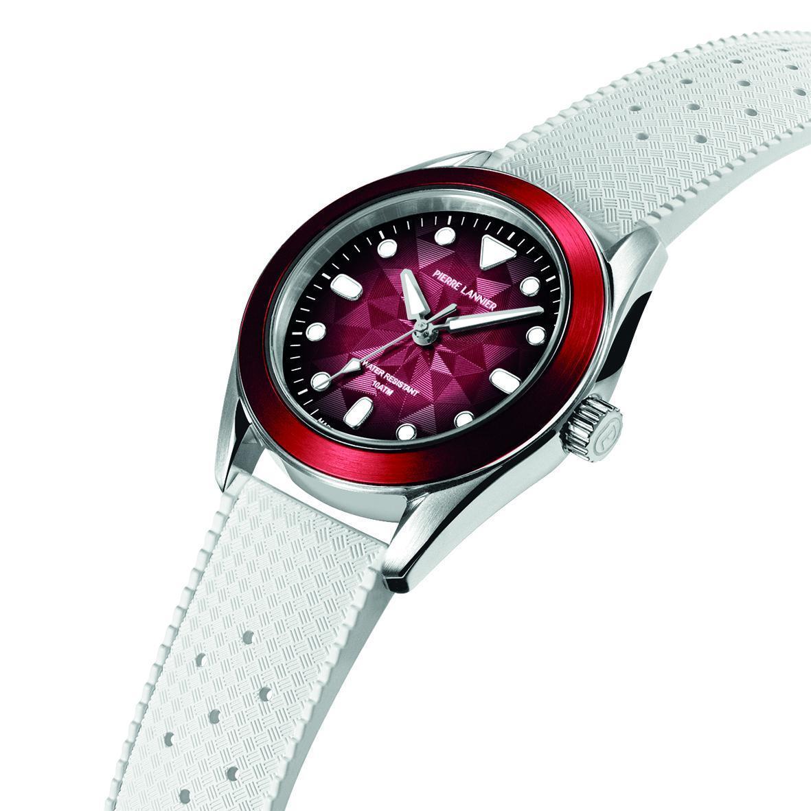 Montre Bora Sunset Rouge  L'HEURE DORÉE