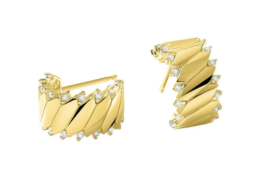 Boucles d’oreilles Minuit Absolu dorées