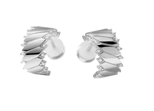 Boucles d’oreilles Minuit Absolu argent