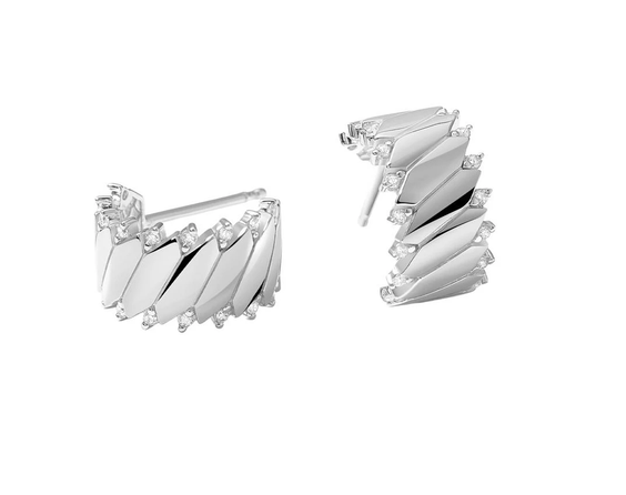 Boucles d’oreilles Minuit Absolu argent
