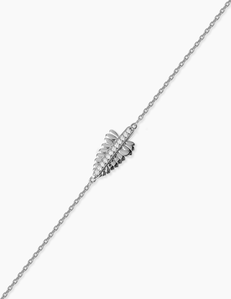 Bracelet La Feuille de Fougère argent
