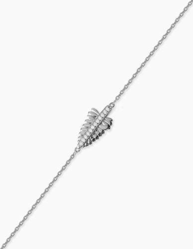 Bracelet La Feuille de Fougère argent