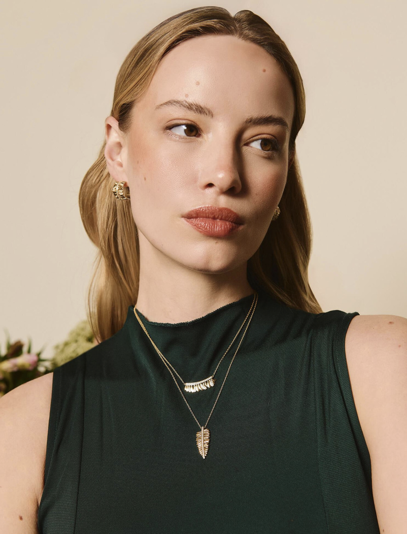 Collier La Feuille de Fougère doré
