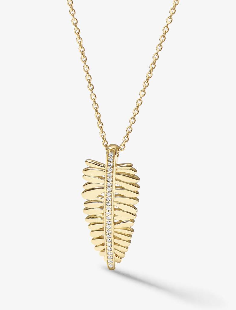 Collier La Feuille de Fougère doré
