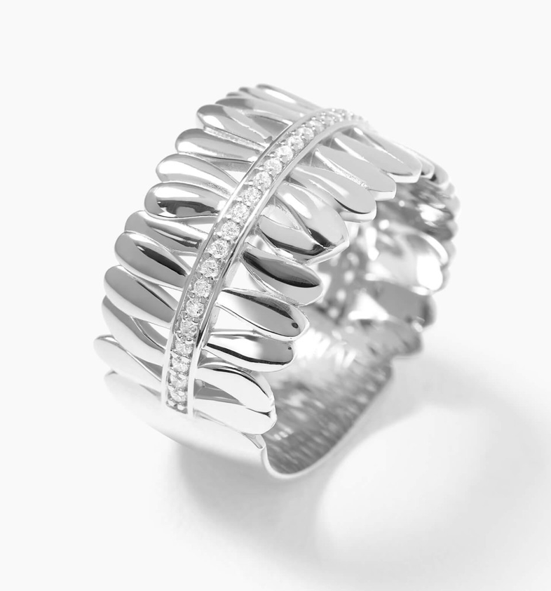 Bague Les Fougères argent