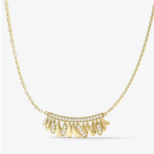 Collier Les Fougères doré