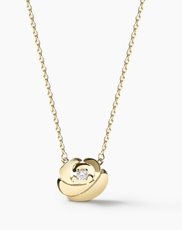 Collier La Rose doré
