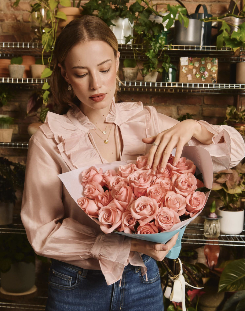 Collier La Rose doré