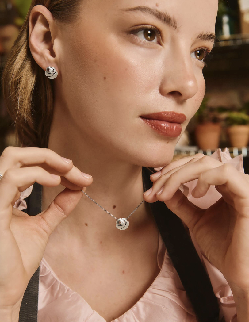 Collier La Rose argent