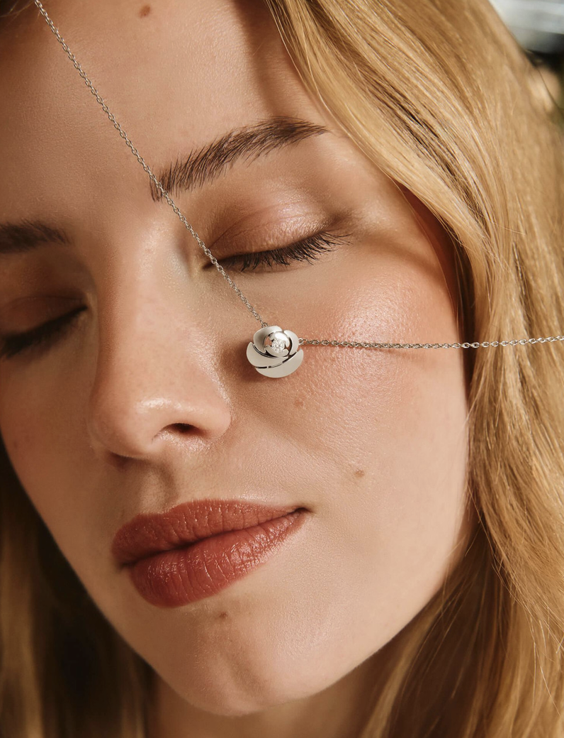 Collier La Rose argent