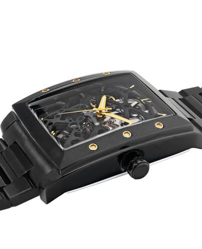 Montre Homme HECTOR Automatique - Bracelet Acier Noir