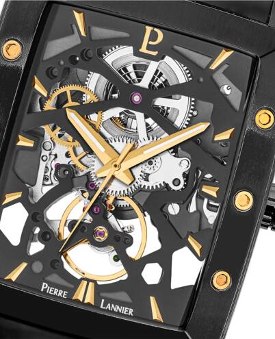 Montre Homme HECTOR Automatique - Bracelet Acier Noir