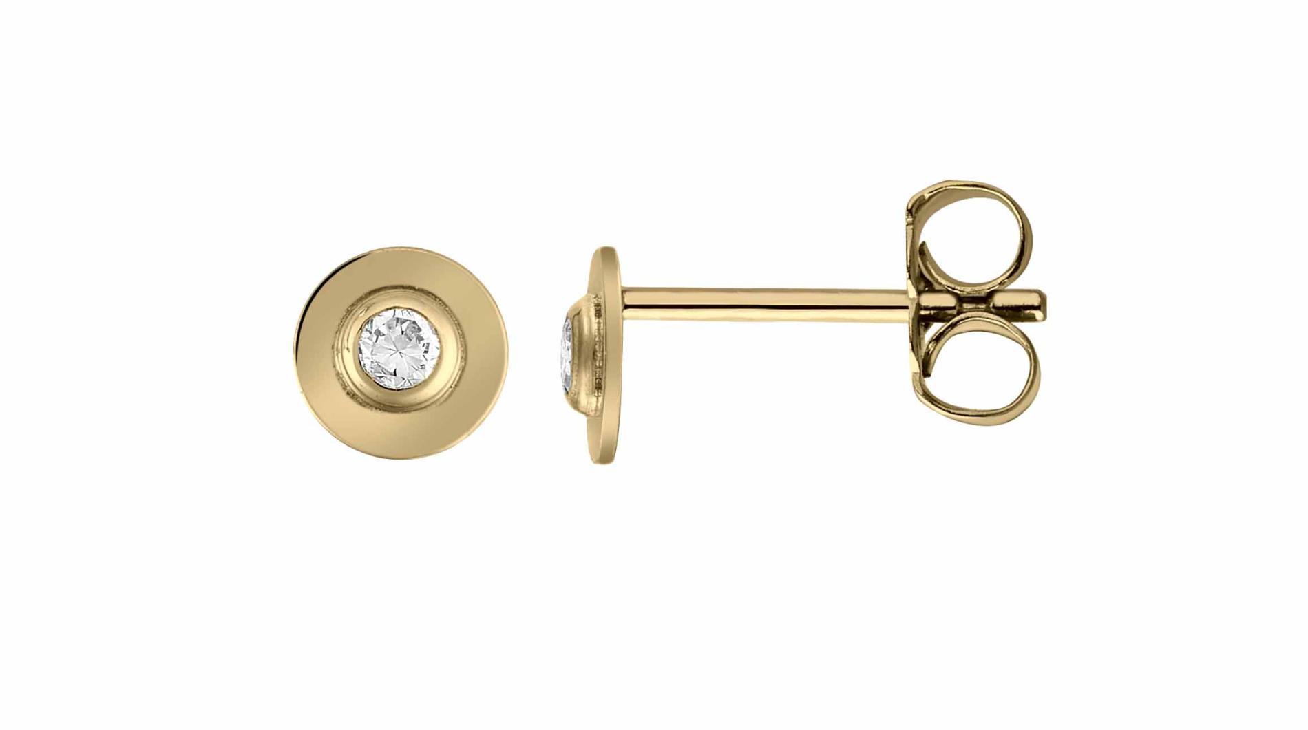 Boucle d'Oreille ronds et douille