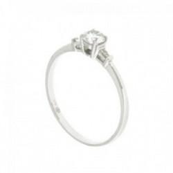 Bague Solitaire Diamant accompagné