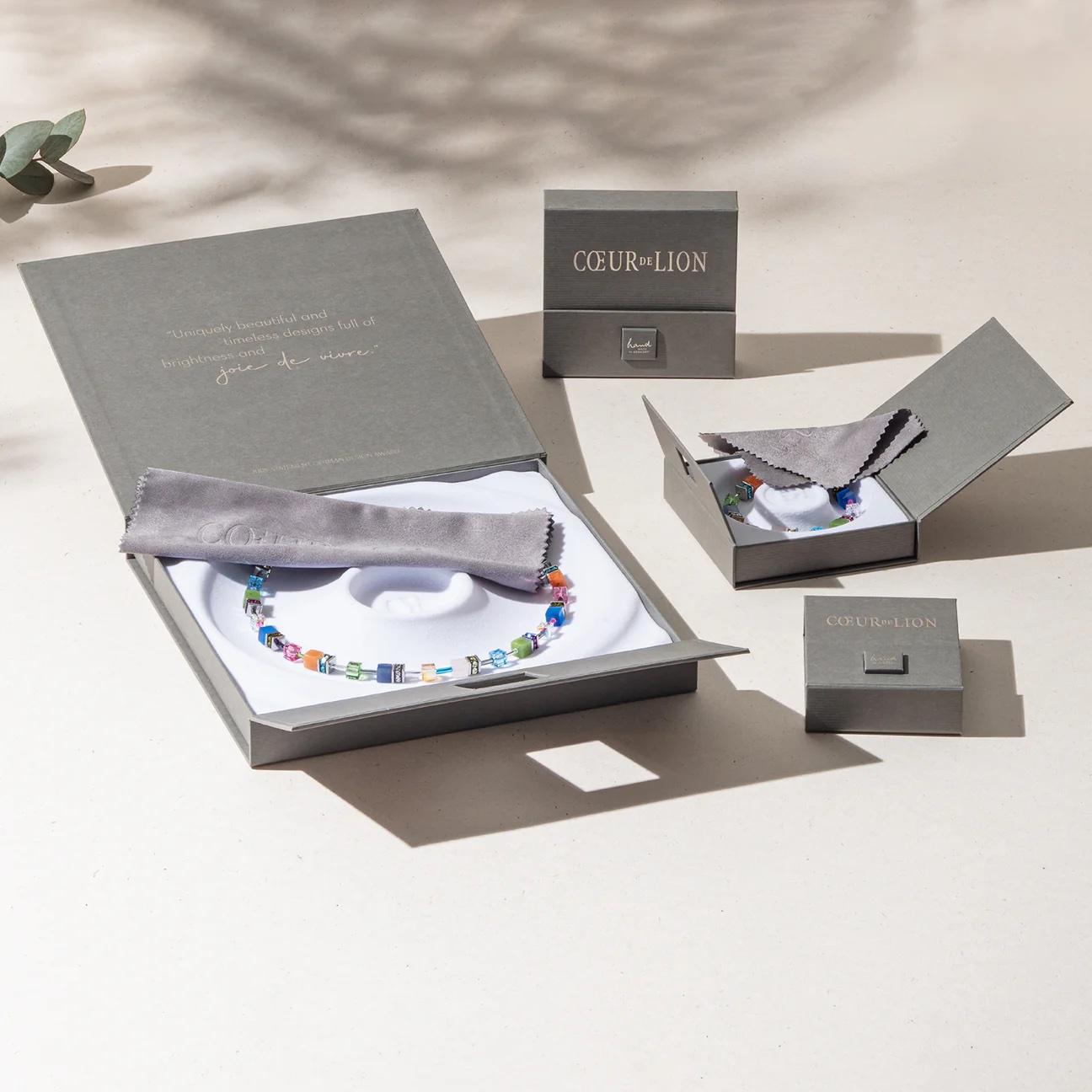 Collier Dancing Crystals or aqua